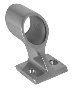 Handrail aperture stainless steel 60° tube diameter 22 mm, marine fitting, corrosion-resistant