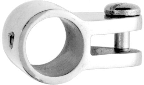 Convertible top fitting tube center piece 19 mm stainless steel A4, tube connector, durable and rust-proof