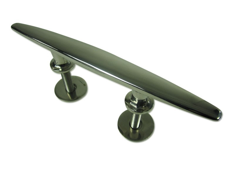 Klampe Endurance Edelstahl hochglanzpoliert 200 mm, Bootsklampe, 85 mm Bolzenabstand