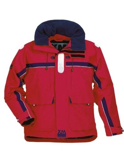 Segeljacke XM Wasserdichte Offshore-Jacke mit Reflektorstreifen, Schutzjacke, Cordura®-Verstärkung
