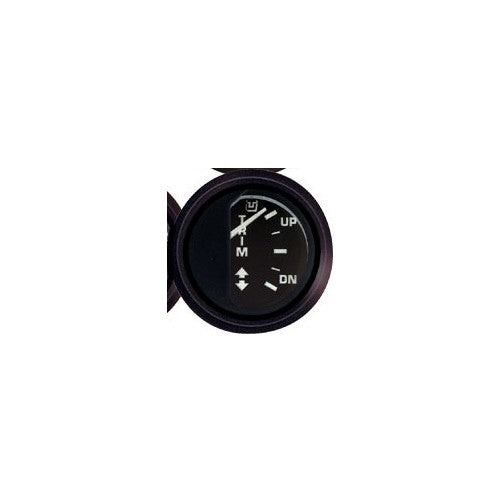 Uflex Instruments Trimanzeige Schwarz Anzeige beleuchtet Motoren Mercury Mercruiser Volvo 52 mm Einbaudurchmesser