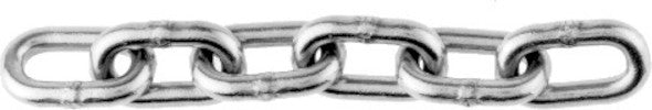 Edelstahl Ankerkette kalibriert kurzgliedrig 6mm, Kette, 1600 kg Bruchlast, hochglanzpoliert, säurefest