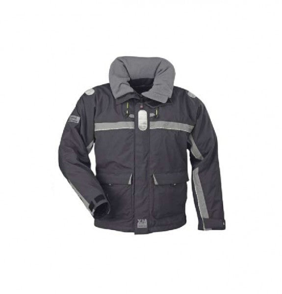Segeljacke XM Offshore, wasserdicht gefütterte Segeljacke, Reflektorstreifen und Cordura® verstärkt, Größe S Anthrazit