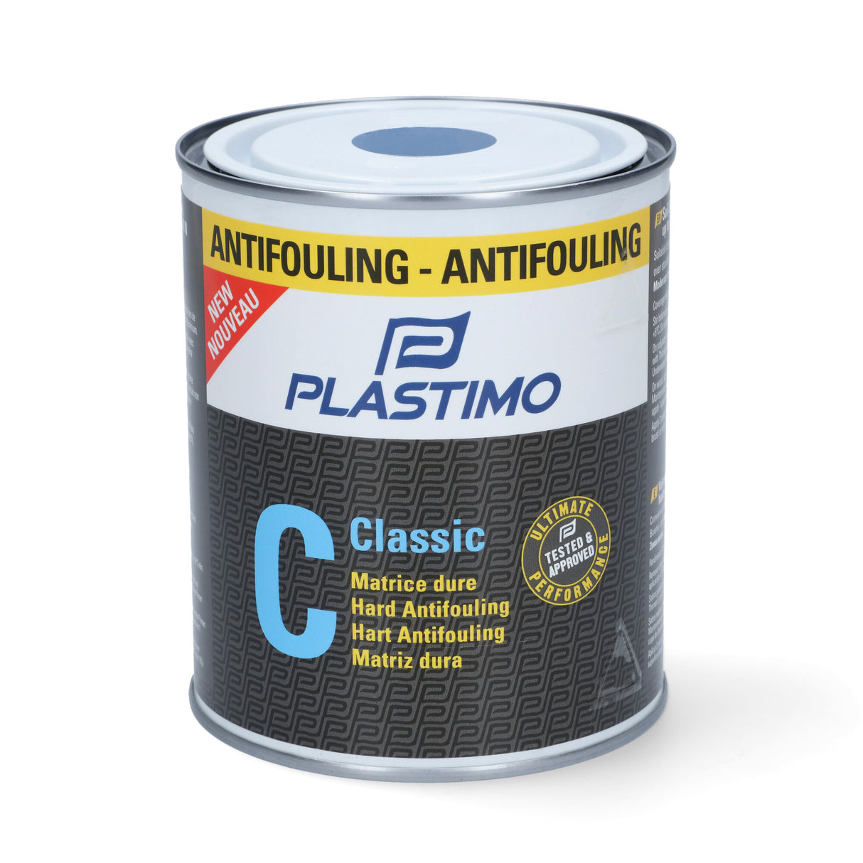 Antifouling Classic Hart-Antifouling 0,75l Blau B-Ware, Bewuchsschutz Bootsbeschichtung, geeignet für trocken fallende Liegeplätze