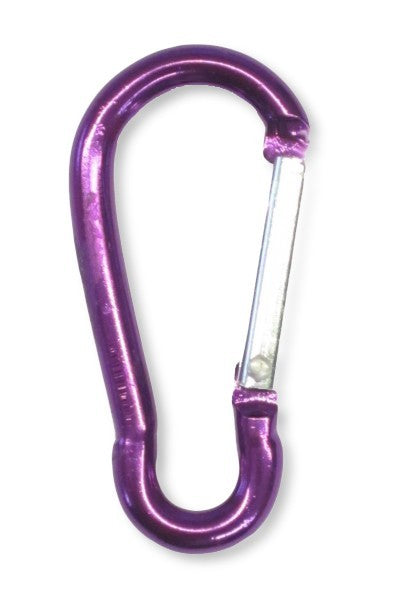 Karabinerhaken 5mm Aluminium Lite Pink, Karabiner, eloxiert leicht 50 mm