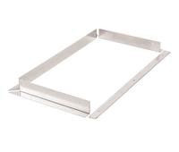 CoolMatic stainless steel installation frame, 4-part, frame, with screws