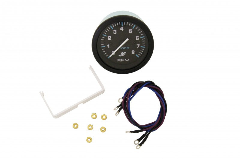 Mercury Drehzahlmesser 0-8000 U/min für Außenbordmotoren, Tachometer, Original Ersatzteil mit Einbauanleitung