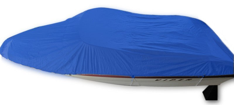 Persenning Bootabdeckung Polyester 600D marineblau für Bootslänge 5,90–7,10 m, Bootsplane, inklusive Aufbewahrungstasche