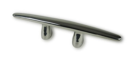 Edelstahl Klampe 250 mm, Schiffsbeschlag, hochglanzpoliert AISI 316