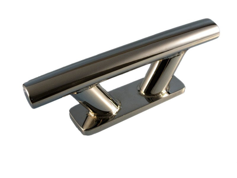 Stainless steel cleat Elegance length 150 mm, boat mooring point, highly polished AISI 316