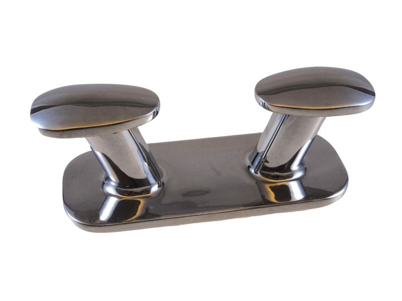 Klampe Edelstahl hochglanzpoliert, Bootsbeschlag, Länge 150 mm