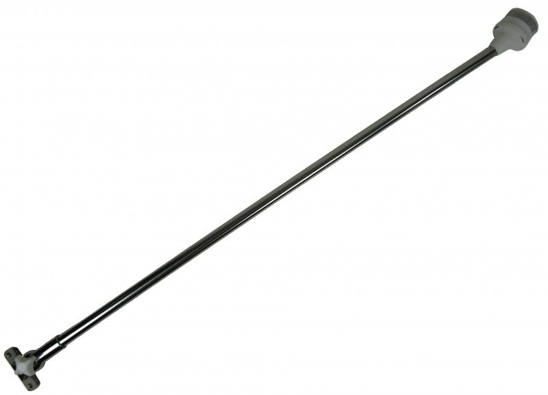 LED-Lichtmast Edelstahl Weiß 100cm 360°, Lichtmast für Deckmontage, stoßfestes ABS-Gehäuse