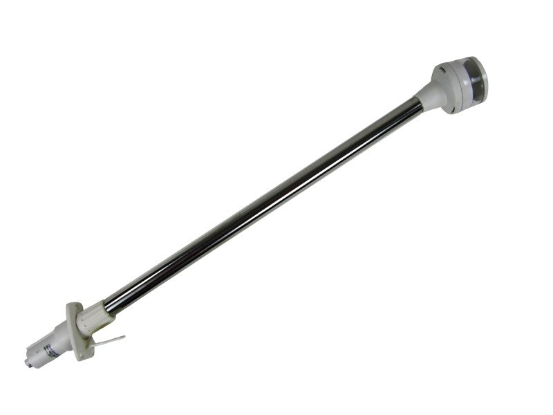 LED-Lichtmast Edelstahl Weiß 60cm, Decksmast 360° drehbar, RINA-zertifiziert