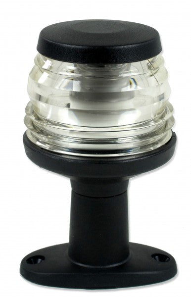 LED-Ankerlaterne 360° Schwarz, LED-Bootslampe, Für Boote bis 12m