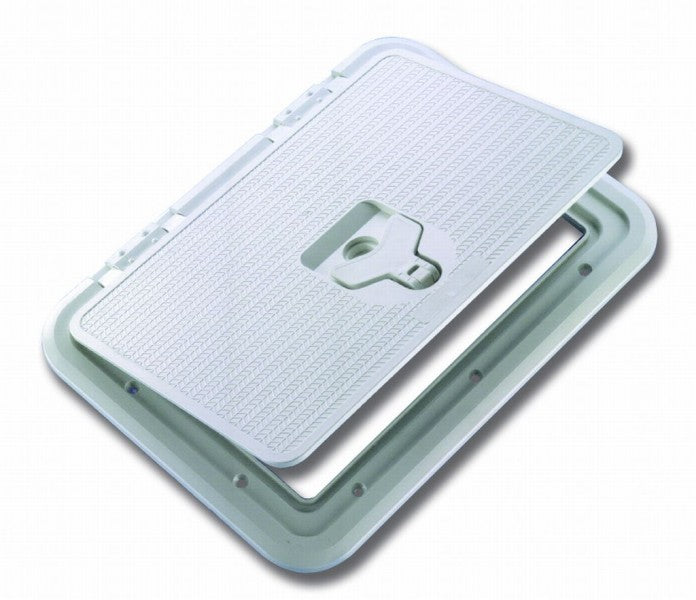 Produktart Inspektionsluke aus stoßfestem ABS Kunststoff, Inspektionsklappe, inklusive Schloss und Schlüssel