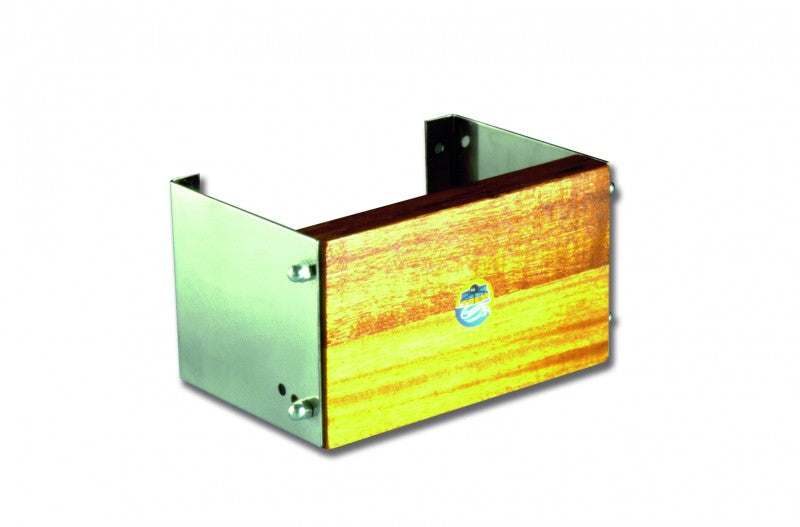 Hilfsmotorhalterung Edelstahl verstellbar für Bootsmotoren bis 40 Kg, Motorhalterung, lackierte Holzplatte