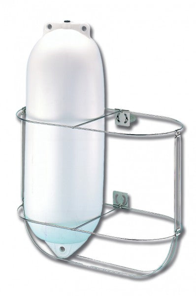 Fenderkorb Edelstahl AISI 316 für 2 Fender, Boots-Zubehör, inklusive Montagezubehör