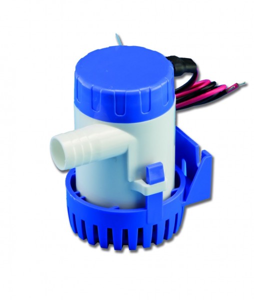 Bilge pump 12 V plastic 750GPH hose connection 20 mm, bilge pump, high flow rate