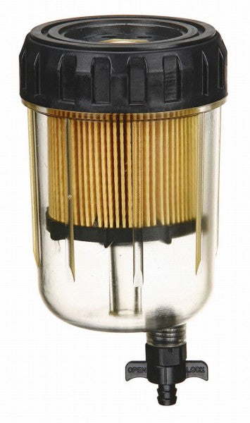 Schauglas mit Filter Wasserabscheider, 200 L/Stunde, 10 Micron Filter, passend für Aussenbordmotoren