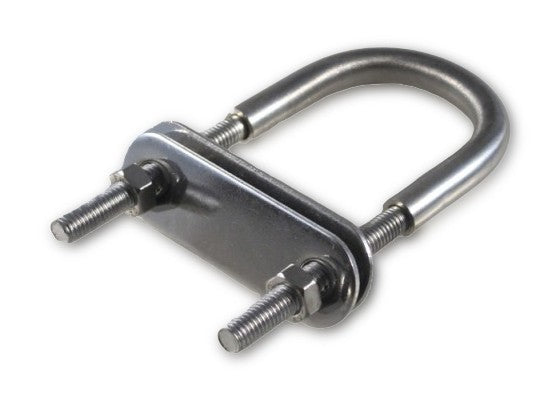 Edelstahlbeschlag Rüsteisen 7mm Bügelstärke, Befestigungselement für Wanten, langlebiger Edelstahl