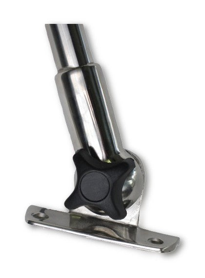 Lichtmast Klappbar Edelstahl 360° Vollkreislaterne, Mastleuchte, Wetterbeständig & Schlagfest