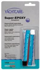 YACHTCARE Zweikomponenten Universalkleber wasserdicht, Sekundenkleber, Epoxy stark transparent 100°C beständig für Bootsbaumaterialien