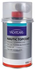YACHTCARE Polyester-Schlusslack wasserbeständig, Lack für GFK-Beschichtungen, 1kg, klebfrei mit Paraffinhaut