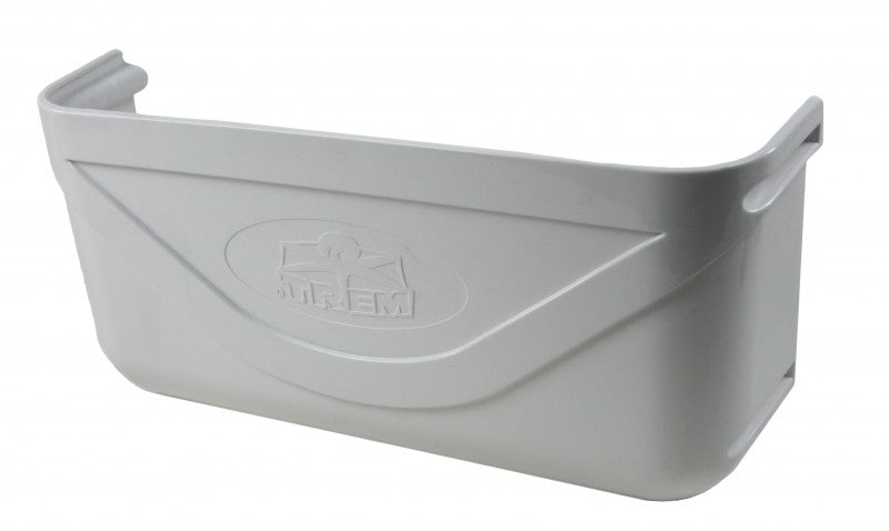 Ablagekasten Kunststoff Weiß, Aufbewahrungsbox, kompakt 370x190x110mm
