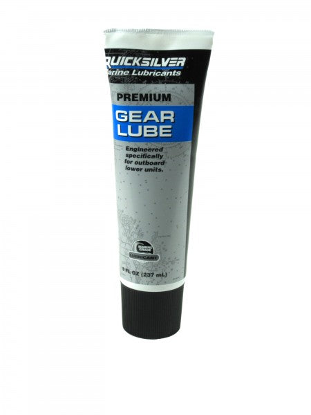 Quicksilver Getriebeöl Premium 237ml, Getriebeschmiermittel, exzellenter Korrosionsschutz und Schmierfähigkeit unter Wasser
