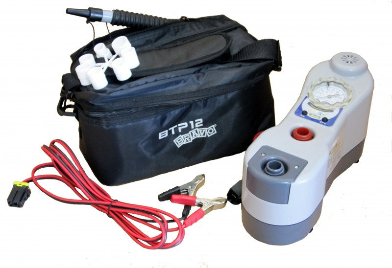Bravo Electric Air Pump 12V with Pressure Gauge, Compressor Pump, Automatic Shutoff for Car Battery
