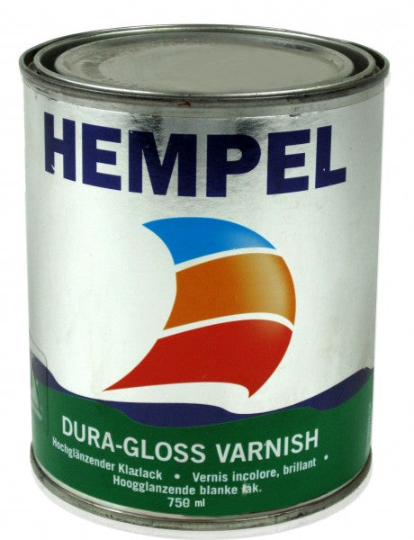 Hempel Klarlack Dura-Gloss Varnish 750ml, glänzender Bootslack, UV- und salzwasserbeständig, B-Ware