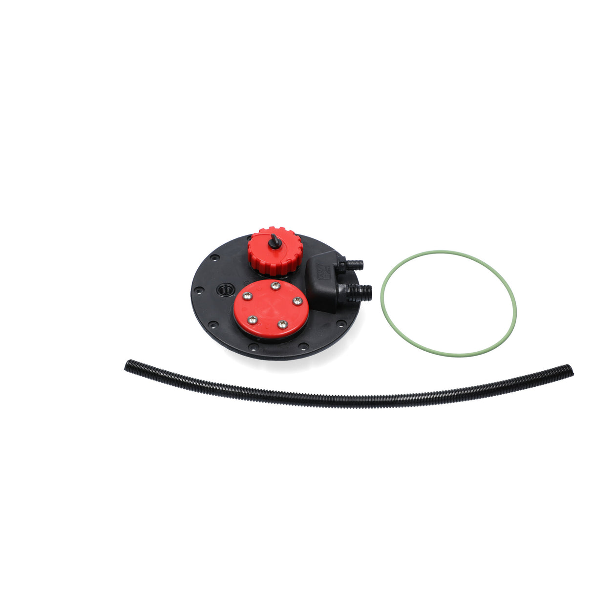 Multifunktionsdeckel für Wasser-/Kraftstofftanks 175 mm Durchmesser, Tankdeckel, mit Anschlussmöglichkeit für Rücklauf - (Optional mit Anschluss)