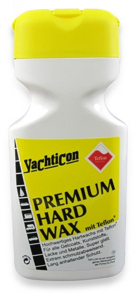 Yachticon Premium Hartwachs Teflon UV-Schutz, Bootswachs, super glatt und langlebig