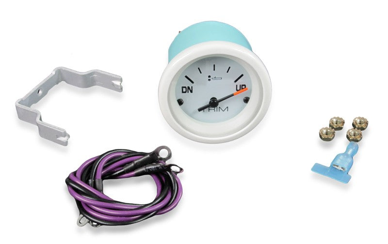 Mercury Trimanzeige Weiß, Original Ersatzteil wasserdicht beleuchtet 12V, schockresistent für Außenbord- und Mercruiser-Motoren