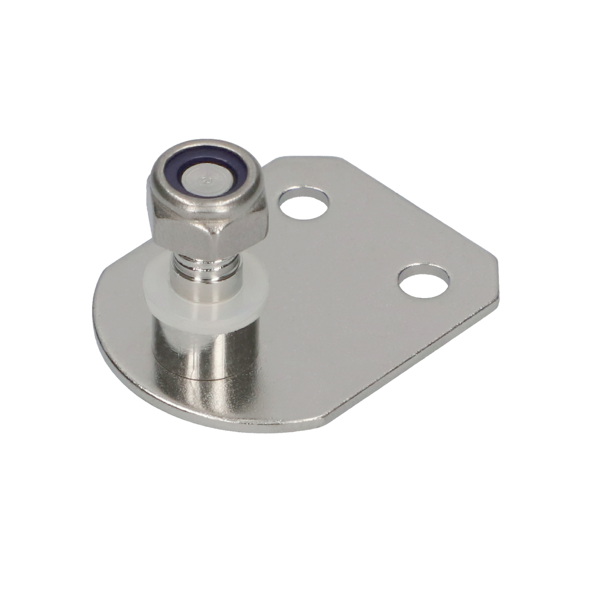 Secuplan mounting plate for gas spring with eyelet