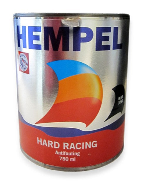 Hempel Antifouling Hard Racing 750ml Black, Boat Coating, Premium Copper Protection, B-Stock