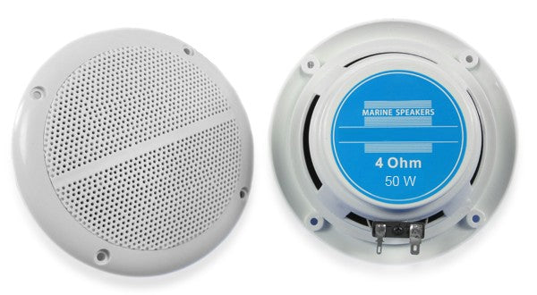 Spritzwasserresistente Lautsprecher, Outdoor Lautsprecher, 50 Watt schlagfestes UV-beständiges Gehäuse