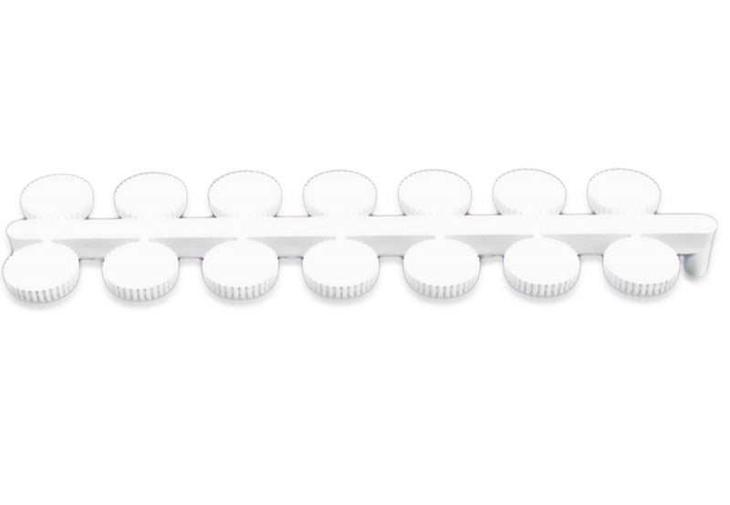 Abdeckstopfen Set ABS Kunststoff Weiß RAL 9003, Blindstopfen, Passend für Zugangsklappen Art. ID 6814-8074, Durchmesser 11,9 mm