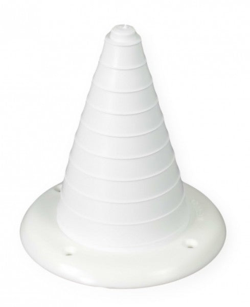 Kabeldurchlass Kunststoff Weiß 90 mm, Kabelmanagement, zweiteilig mit Hartplastikblende