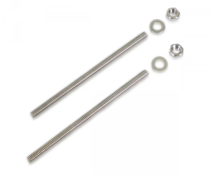 Befestigungsset Edelstahl Gewindeschraube M6 x 100 mm, Klampe Befestigung, robustes Set aus Muttern und Beilagscheiben