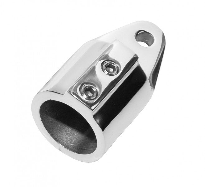 Endeye stainless steel end eye robust, pipe holder, stainless AISI 316 highly polished