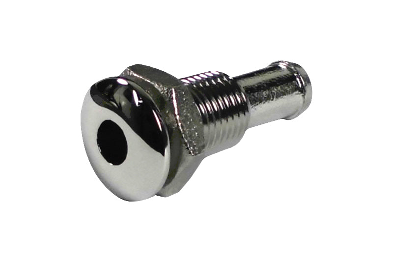 Through-hull hose connection made of stainless steel AISI 316, through-fitting, rust-proof and durable
