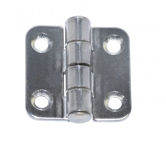 Scharnier Edelstahl hochglanzpoliert 38,6x39,2mm, Türangel, Standard-Modell