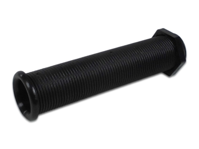 Drain opening plastic black Ø 25mm length 155mm, drain valve, inner diameter 25 mm
