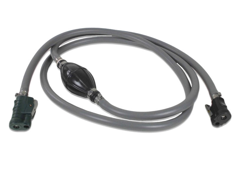 Kraftstoff-Schlauch 3m mit Pumpball und Anschlüssen beidseitig, Benzinschlauch, sofort einsatzbereit