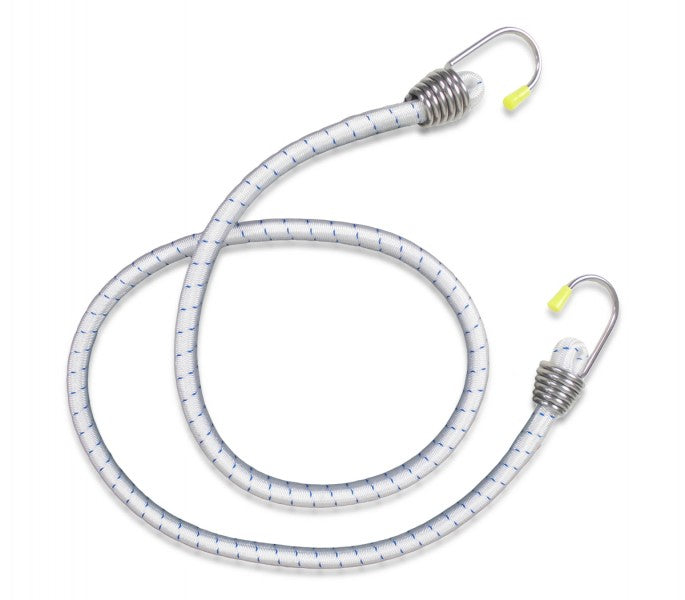 Gummispanner 10mm x 100cm, Expanderseil, Edelstahlhaken 100% Polyester