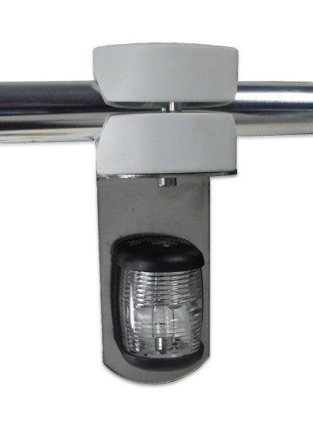 Relinghalterung Edelstahl Navigationslaternen Mini Star, Halterung Reling, Für 22-30 mm Relingsdurchmesser