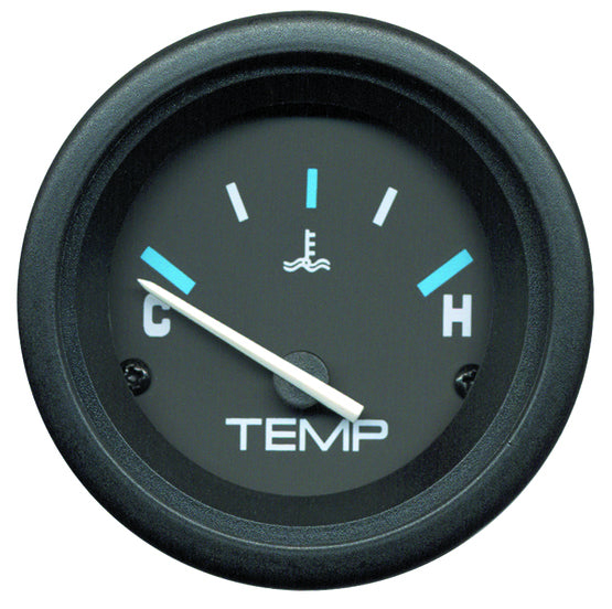 Mercury Wassertemperaturanzeige Flagship Black 120-240°F, Temperaturmesser, Original Ersatzteil 79-895287A01, wasserdicht und beschlaghemmend