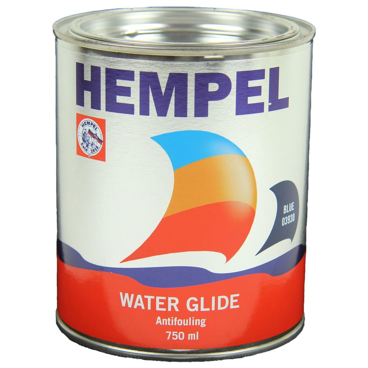 Hempel Antifouling Blue 0.75L, marine coating with fluoropolymers, fast-drying for inland waters and coastal areas, B-stock