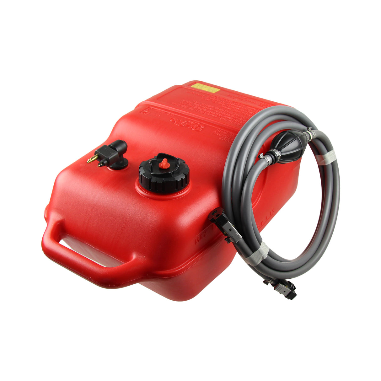 Yamaha Kraftstofftank rot mit 3m Schlauch, ISO-zertifiziert, Chemiebeständiges HDPE - 11.3 - 30 Liter (Optional mit Schlauch)